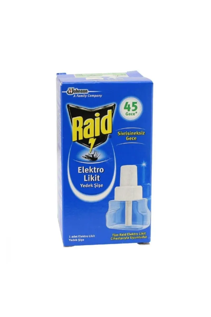 RAİD ELEKTRO LİKİT 45 GECE YEDEK ŞİŞE