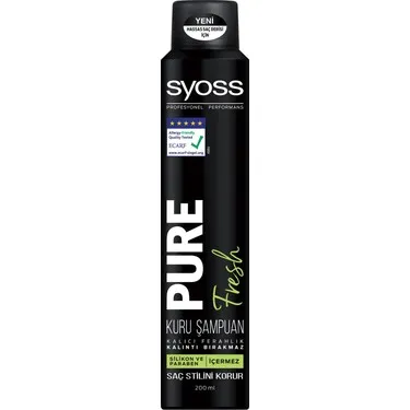 SYOSS KURU ŞAMPUAN 200ML PURE