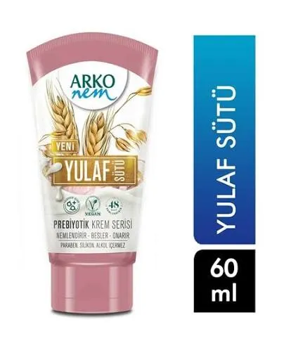 Arko Nem 60 Ml Tüp Krem Yulaf Sütü