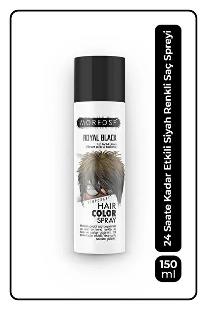 MARVEL COLORS SAÇ SPREY SİYAH 150ML
