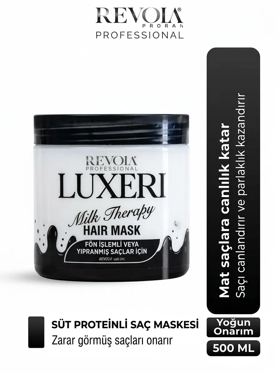 REVOLA LUXERI SAÇ MASK 500ML MİLK