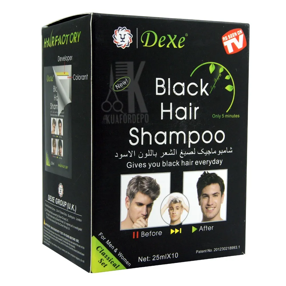DEXE BLACK ŞAMPUAN 10LU SET 25 ML.