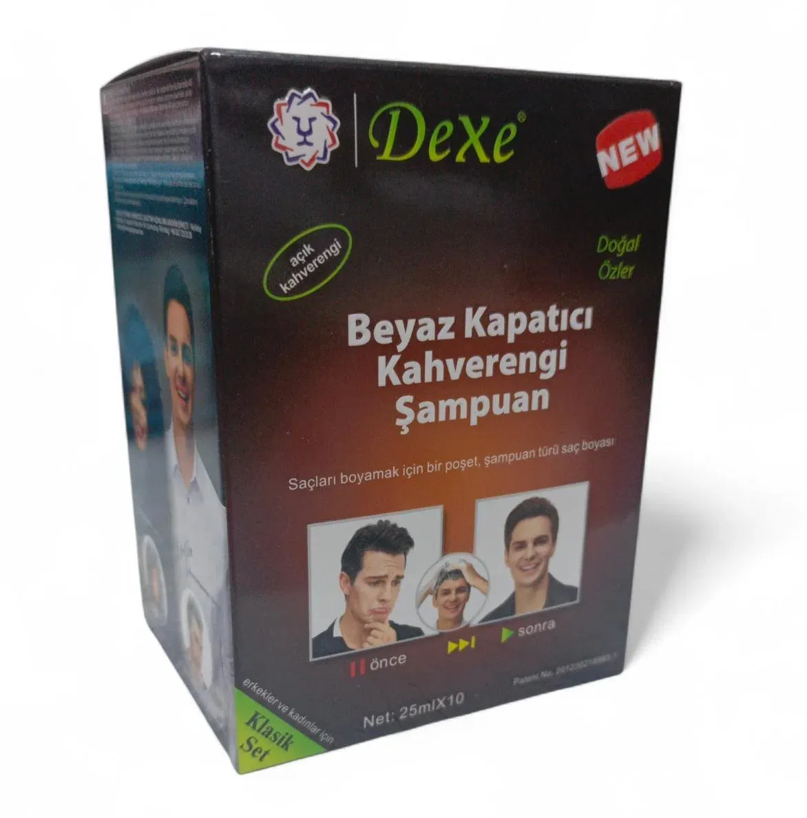 DEXE AÇIK KAHVERENGİ ŞAMPUAN 10 LU SET 25 ML.