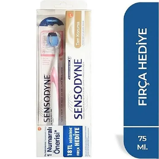 SENSODYNE DİŞ MACUNU TEK KORUMA + DİŞ FIRÇA HEDİYELİ