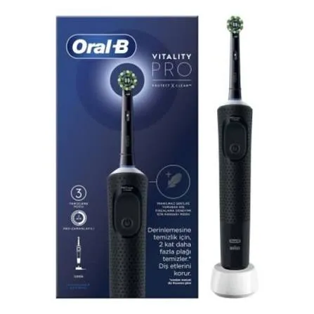 ORAL-B PRO ŞARJLI DİŞ FIRÇASI  SİYAH