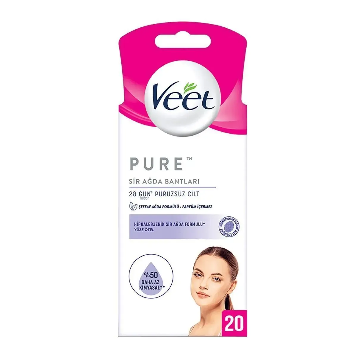 VEET PURE YÜZ SİR AĞDA BANDI 20'Lİ
