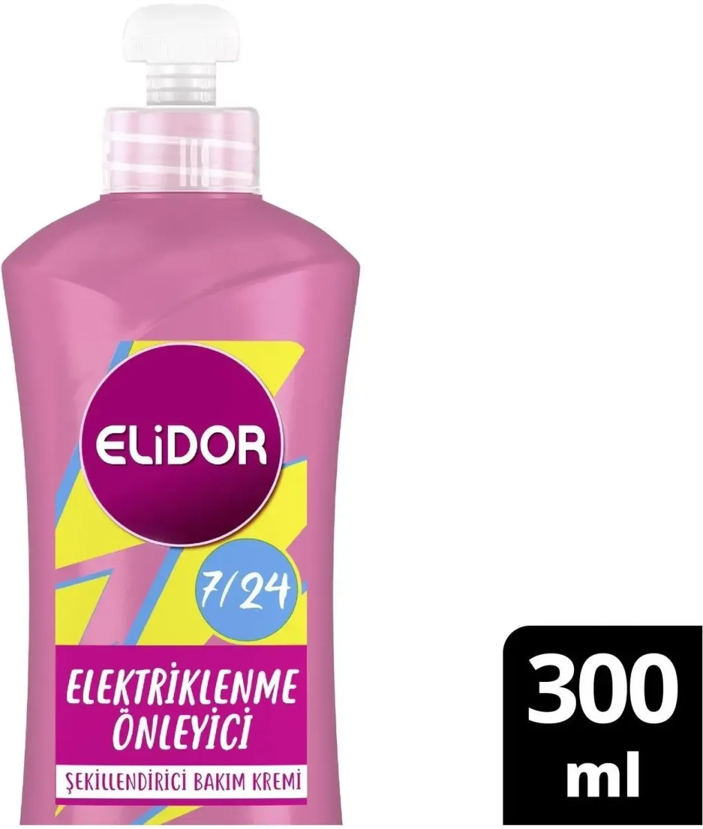 ELİDOR ELEKTRİKLENME ÖNLEYİCİ ŞEKİLLENDİRİCİ BAKIM KREMİ 300ML