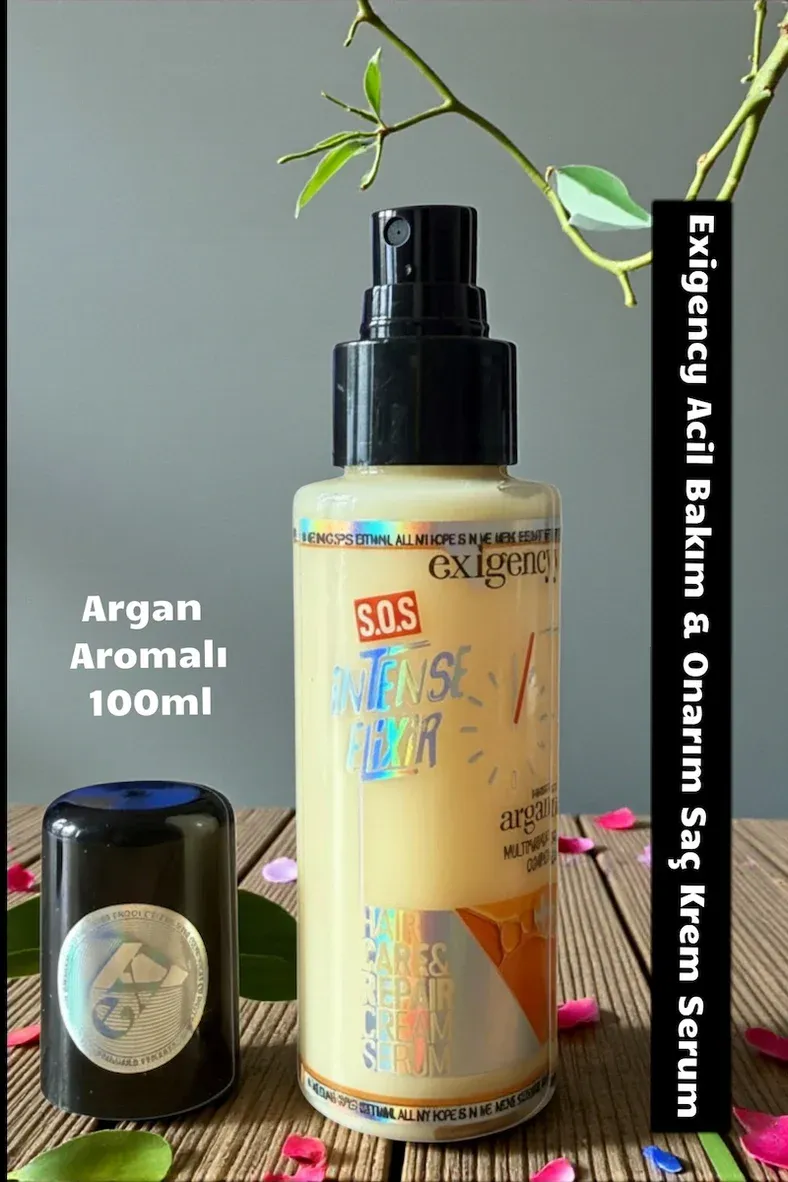 EXIGENCY DURULAMASIZ ARGAN AROMALI ACİL BAKIM&ONARIM SAÇ KREM SERUM 100ML