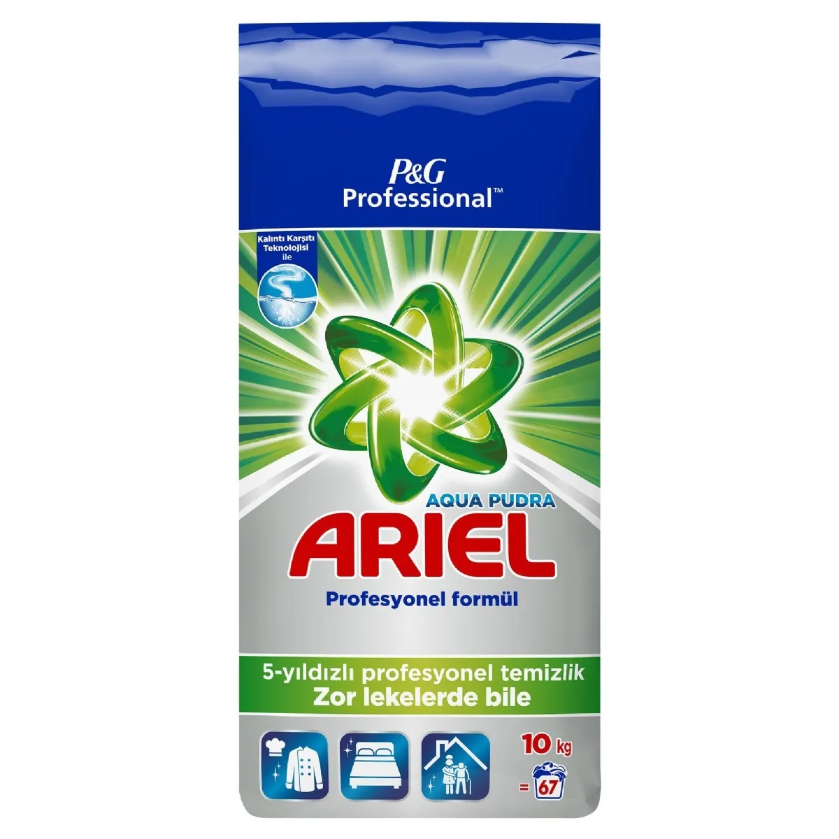 ARİEL MATİK DAĞ ESİNTİSİ BEYAZLAR 10KG