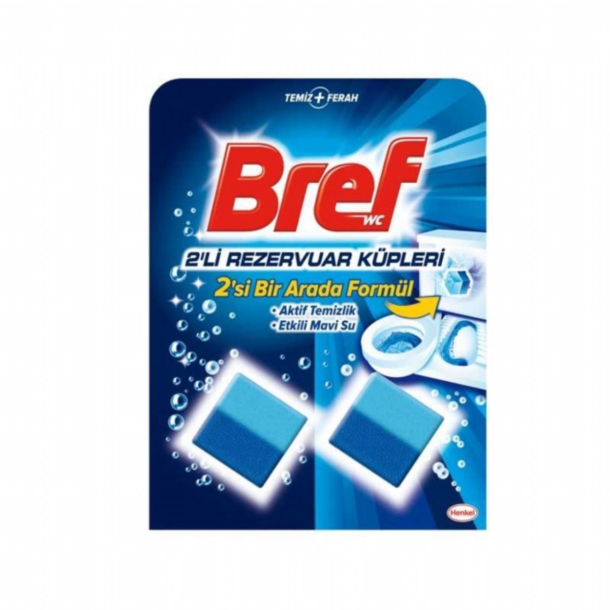 BREF WC TEMIZLEME KUPU REGULAR 2*50 GR
