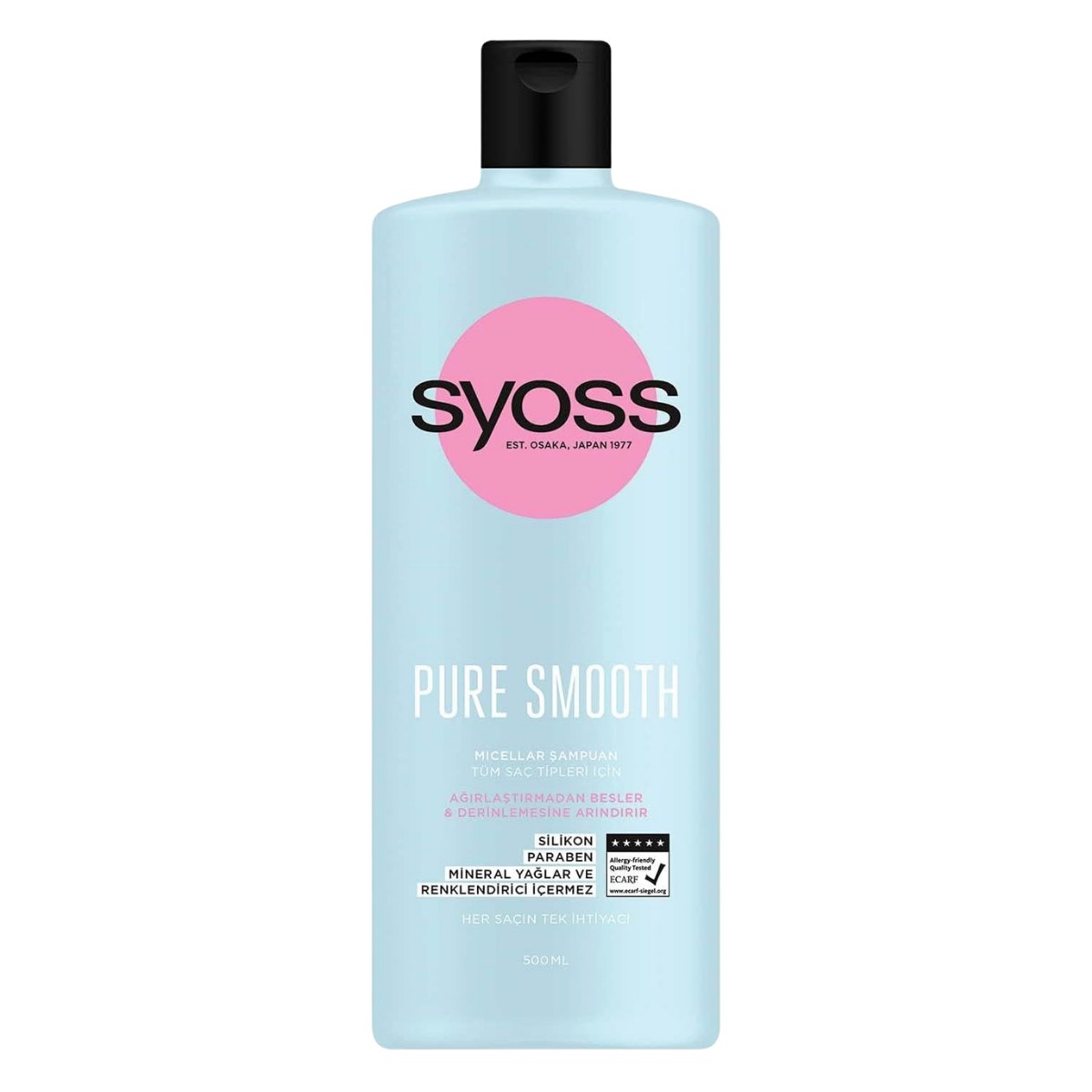SYOSS 500ML SAMPUAN PURE SMOOTH *6