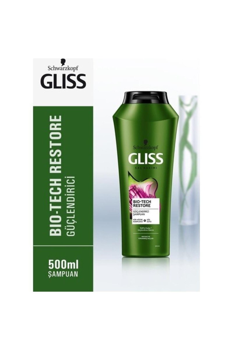GLISS 500ML SAMPUAN BIO-TECH RESTORE *6