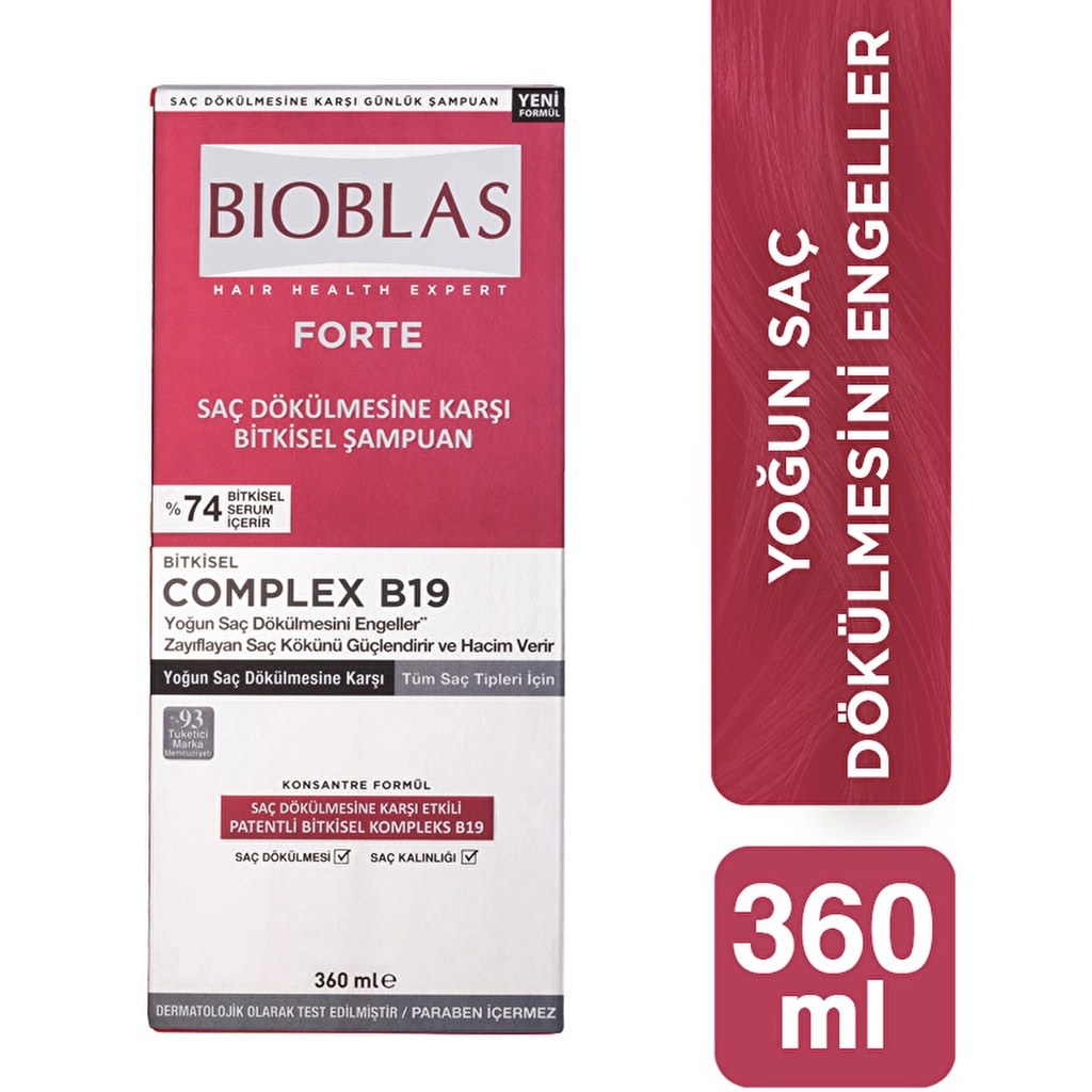 BIOBLAS FORTE SAMPUAN 360ML*24