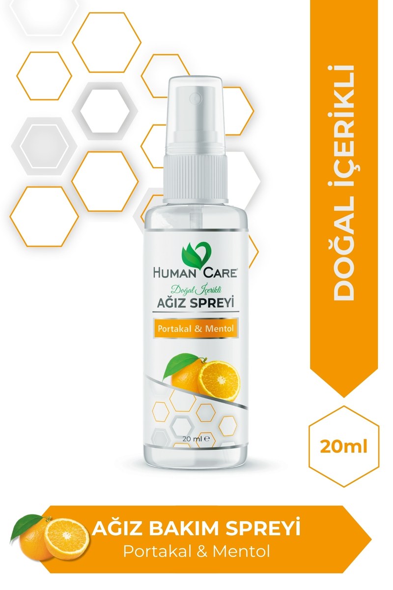 HUMAN CARE AĞIZ SPREYİ PORTAKAL MENTOL 20 ML