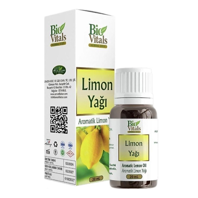 BİOVİTALS LİMON YAĞI 20 ML