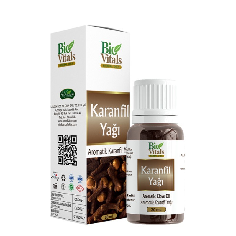 BİOVİTALS  KARANFİL YAĞI 20 ML