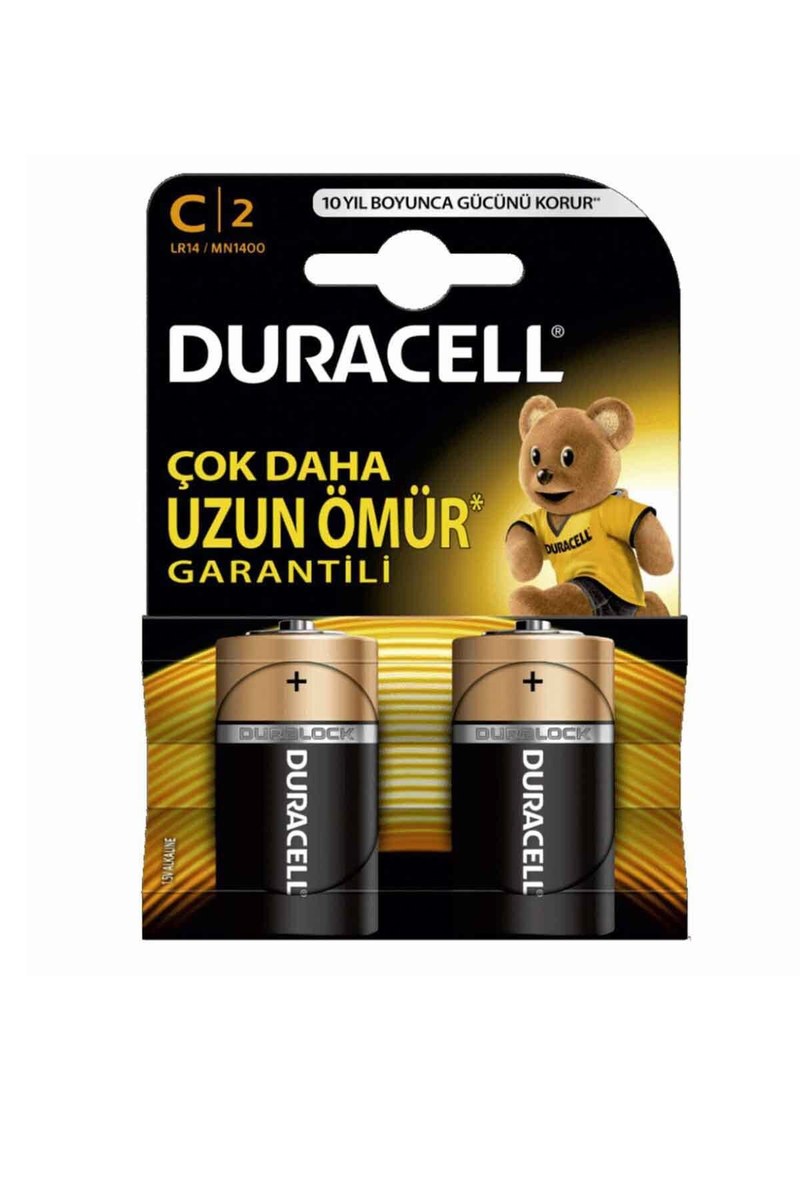 DURACELL DUR C ORTA BOY PIL 2 LI KART