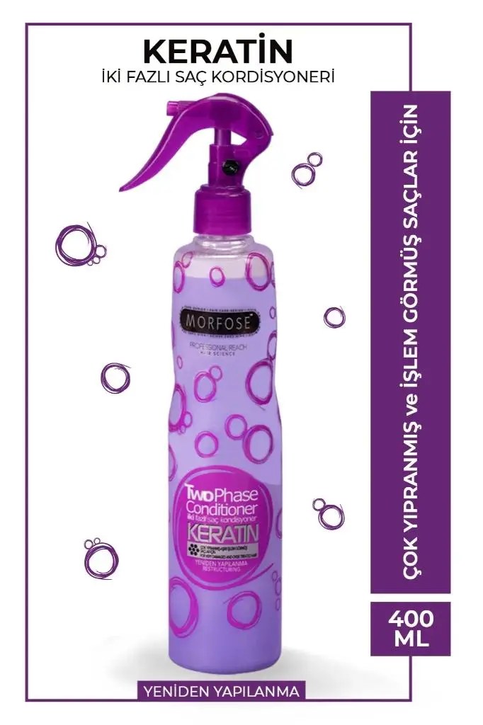 MORFOSE FON SUYU KERATIN MOR 400 ML ZAYIF SACLAR