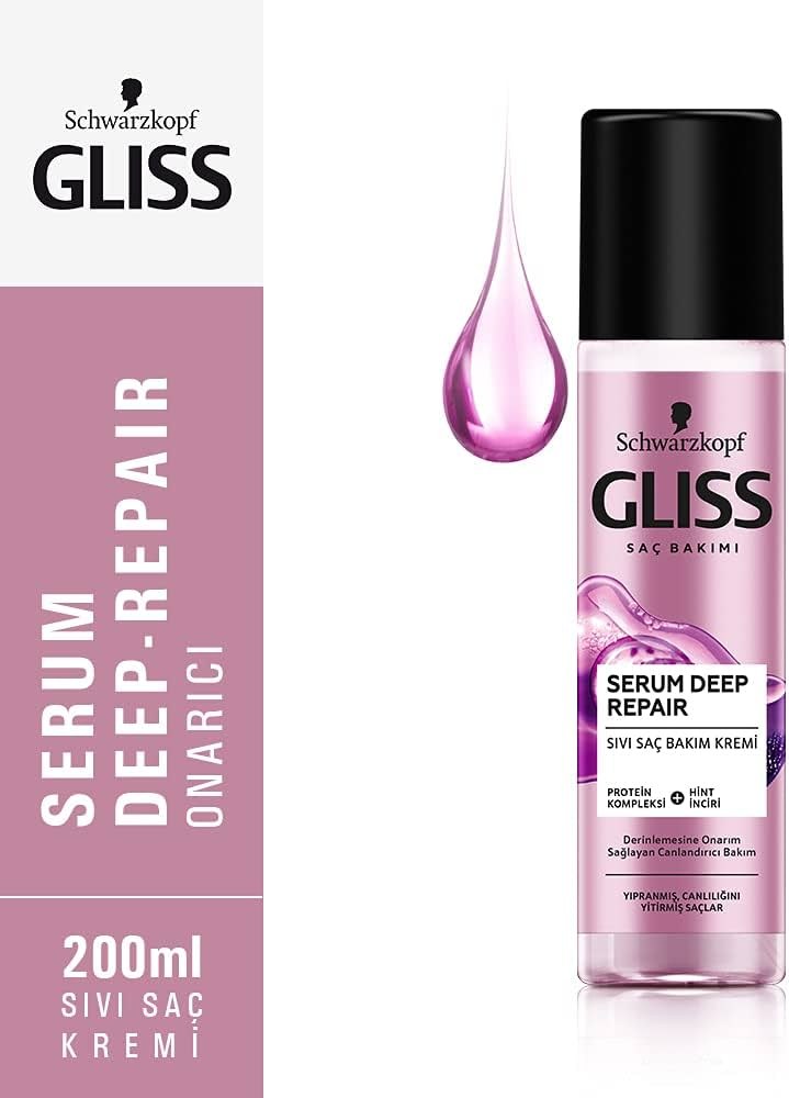 GLISS 200ML SIVI SAC KREMI SERUM DEEP REPAIR*12