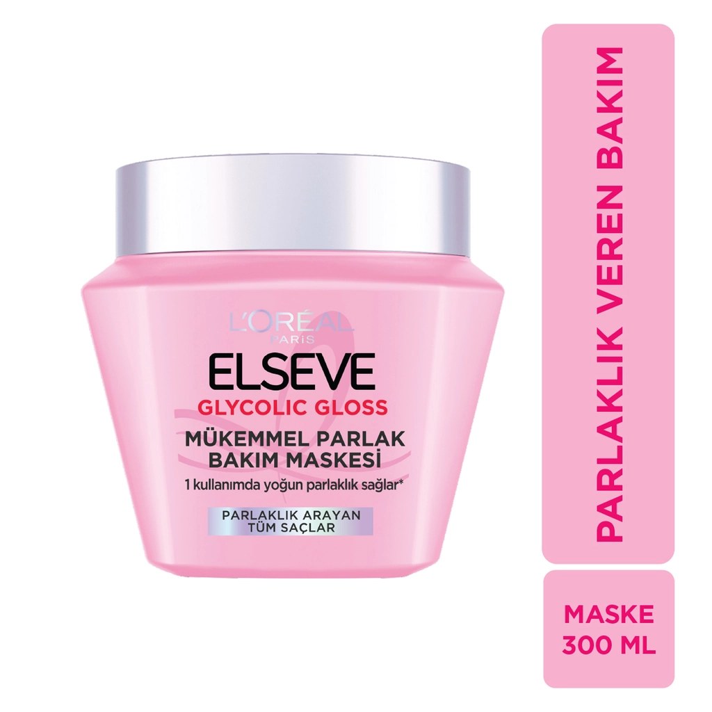 ELSEVE SAÇ MASKESİ GLYCOLIC GLOSS 300 ML