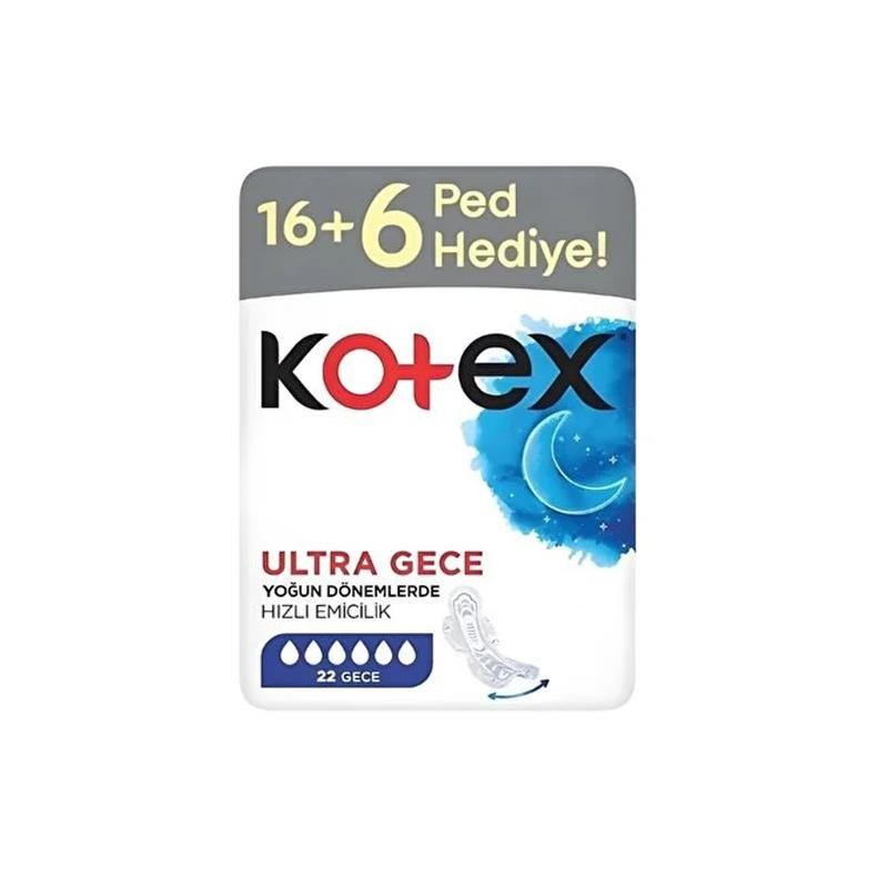 KOTEX ULTRA GECE 22'Lİ