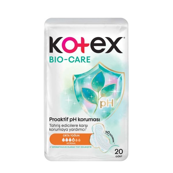 KOTEX BIO-CARE NORMAL 20'Lİ
