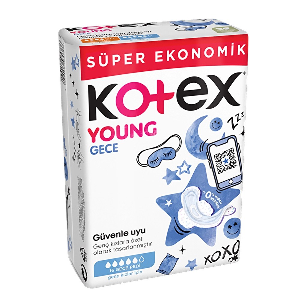KOTEX YOUNG GECE 16'LI