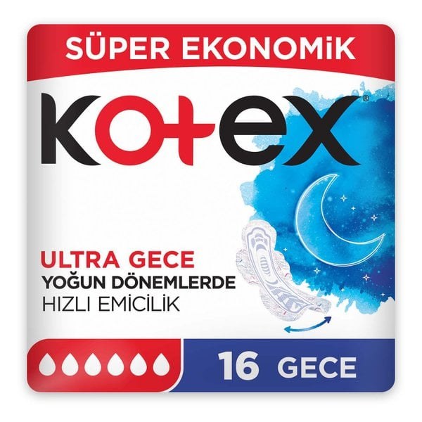 KOTEX ULTRA GECE 16'LI