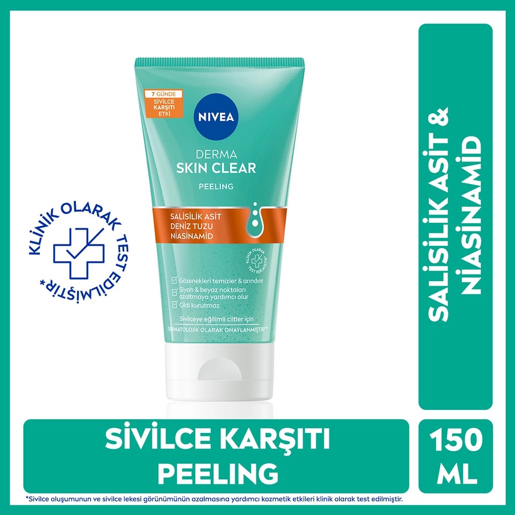 NİVEA DERMA SKIN CLEAR PEELING 150ML