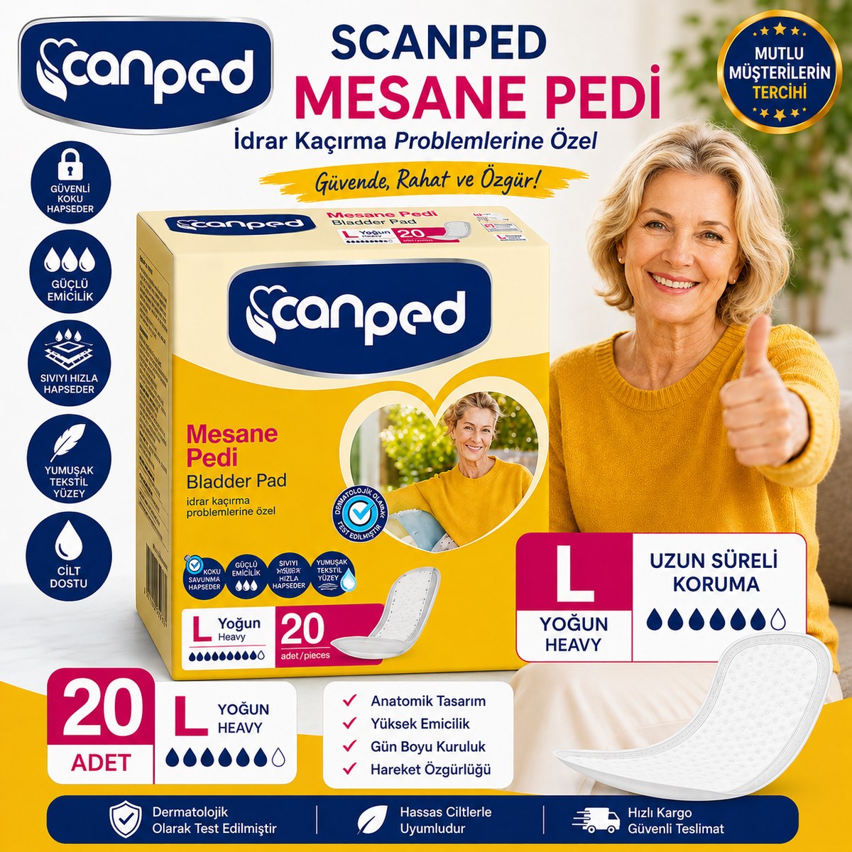 CANPED MESANE PEDİ L 20Lİ