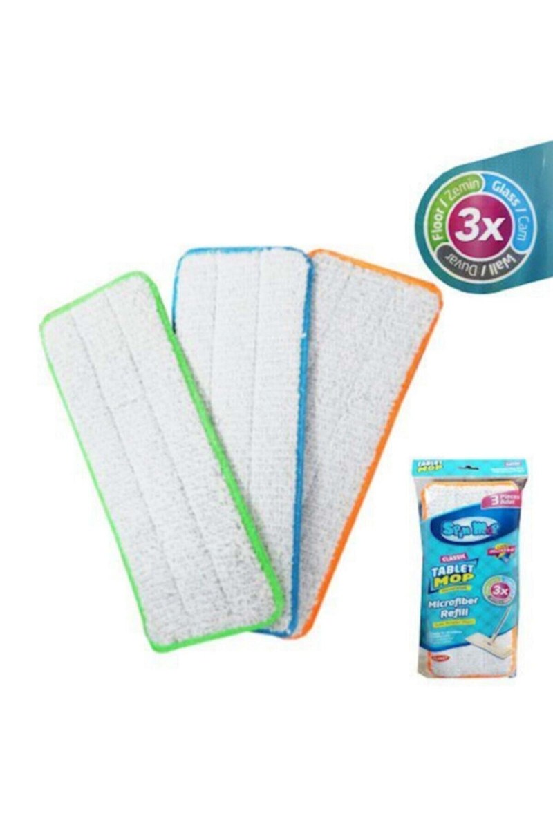 SPIN MOP TABLET MOP YEDEĞİ 3LÜ