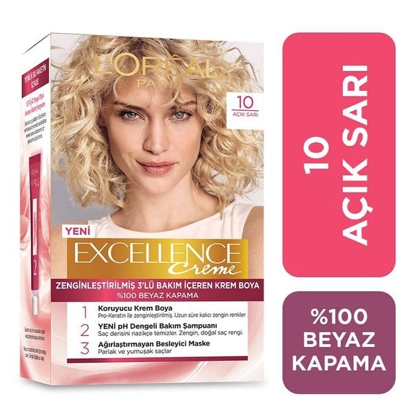 EXCELLENCE SAÇ BOYASI 10 AÇIK SARI