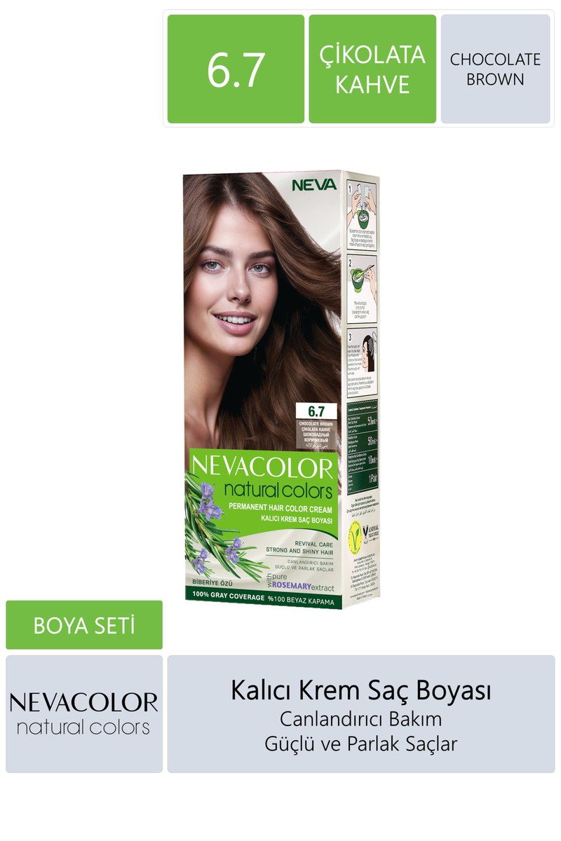NEVACOLOR NATUREL SAÇ BOYASI 6.7