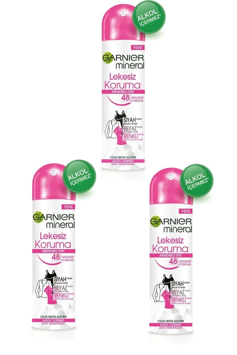GARNIER MINERAL LEKESIZ KORUMA 150 ML.