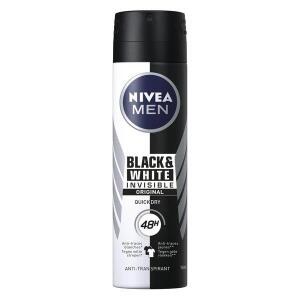 Nivea For Men DEODORANT Spray B&W Invisible Original 150ml