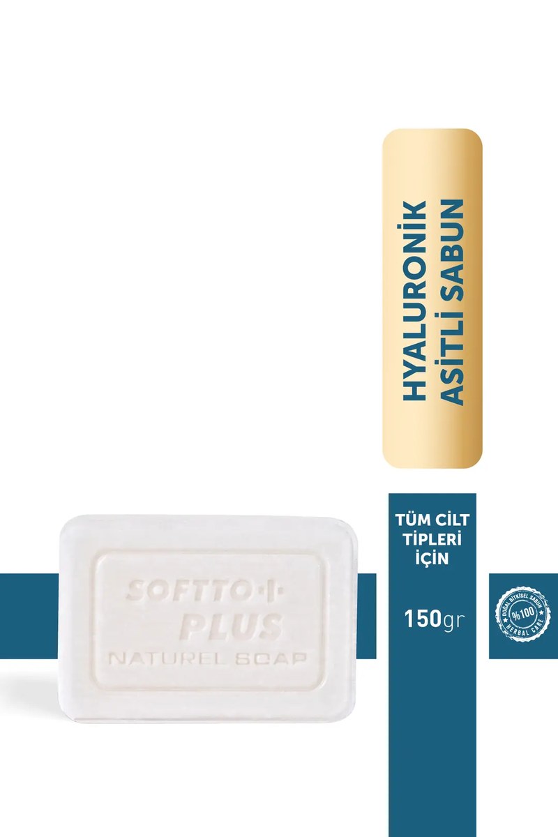 SOFTTO PLUS HYALURONİK ASİTLİ CİLT SABUNU 150GR