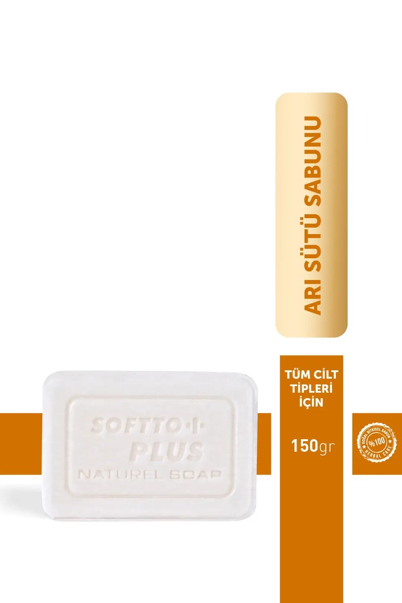 SOFTTO PLUS ARI SÜTÜ CİLT SABUNU 150GR