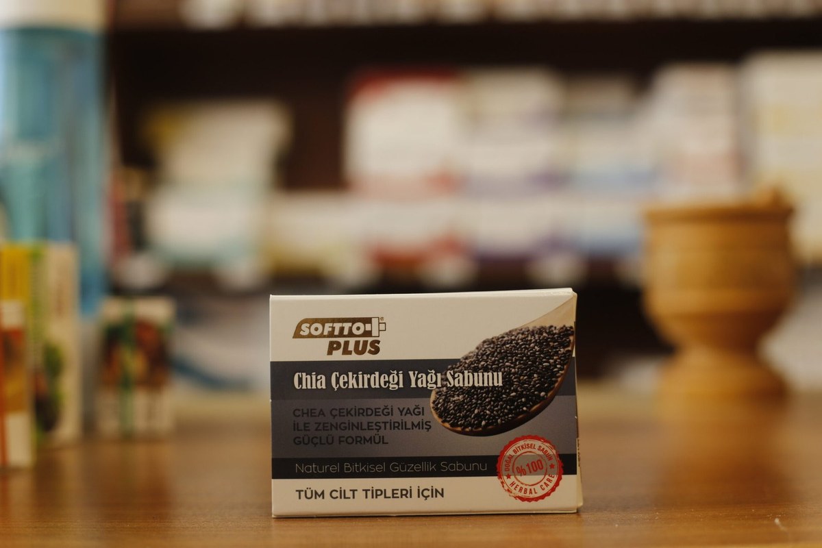 SOFTTO PLUS CHIA ÇEKİRDEĞİ SABUN SAÇ VE CİLT 150GR