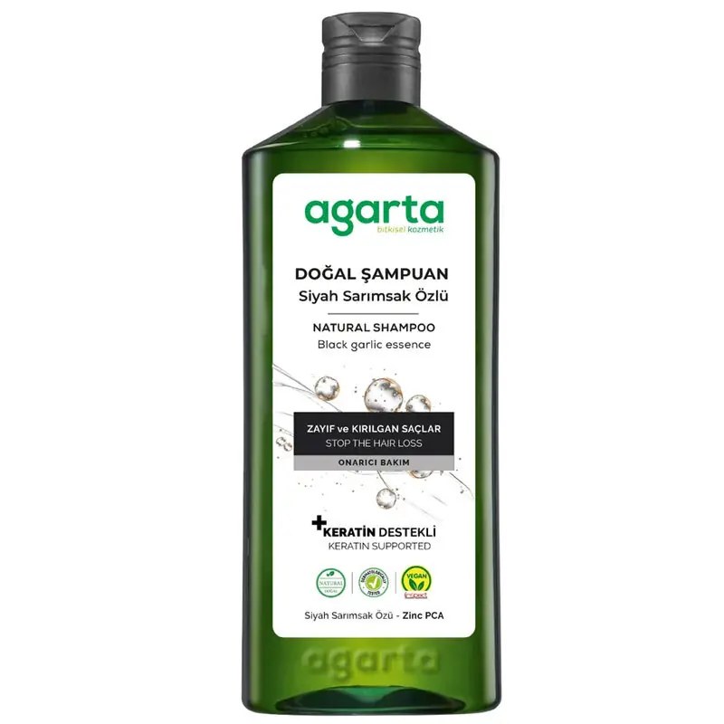AGARTA DOĞAL ŞAMPUAN ZAYIF VE KIRGIN SAÇLAR 400 ML