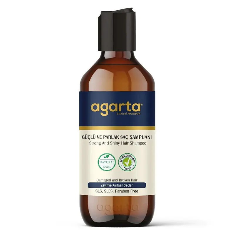 AGARTA DOĞAL ŞAMPUAN ZAYIF VE KIRGIN SAÇLAR GÜCLÜ VE PARLAK 400 ML