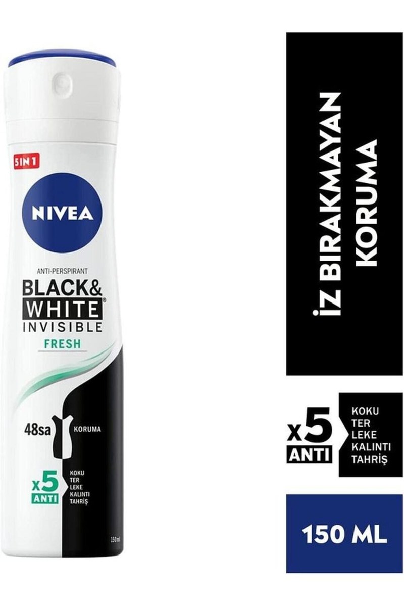 NIVEA DEO 150ML BAYAN INVISIBLE CLEAR/ACTI3VE