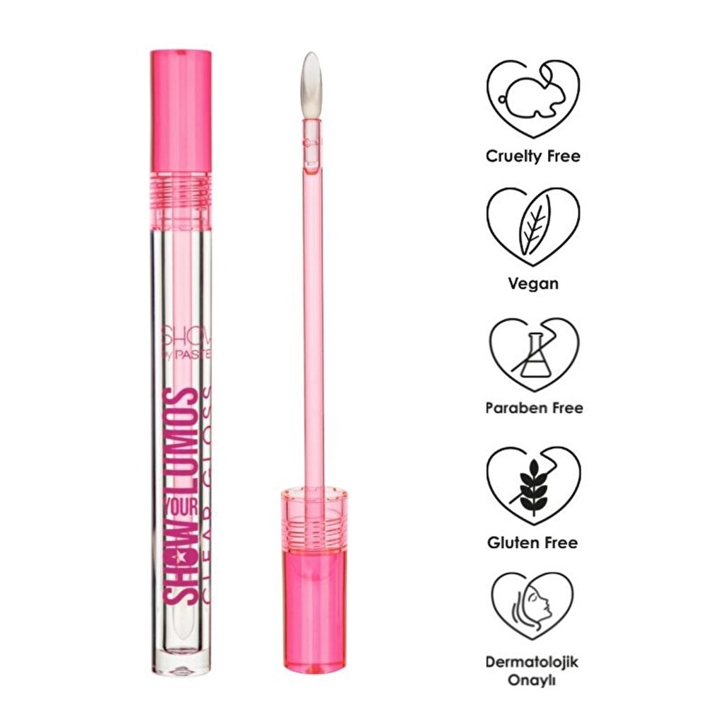 PASTEL SHOW BY YOUR LUMOS CLEAR GLOSS