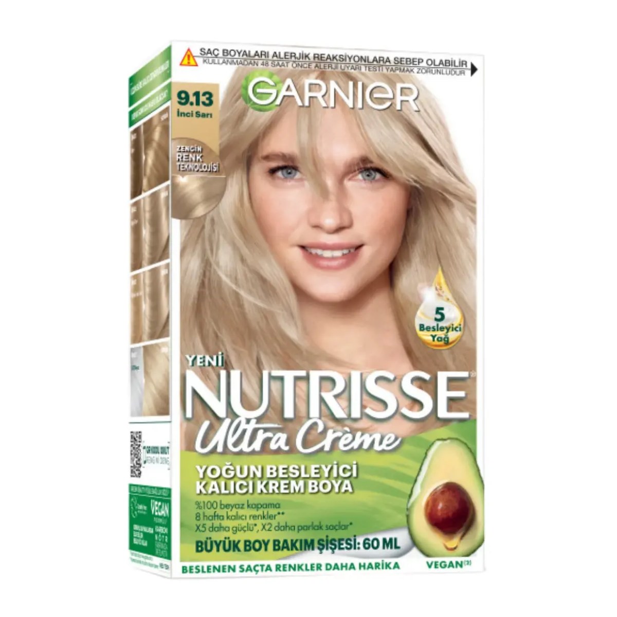 GARNIER NUTRISSE SAÇ BOYASI   9.13 İNCİ SARISI  *6