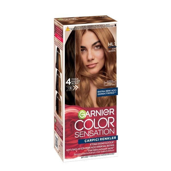 GARNIER ÇARPICI RENKLER HL1 6.31  Açık Kumral*9