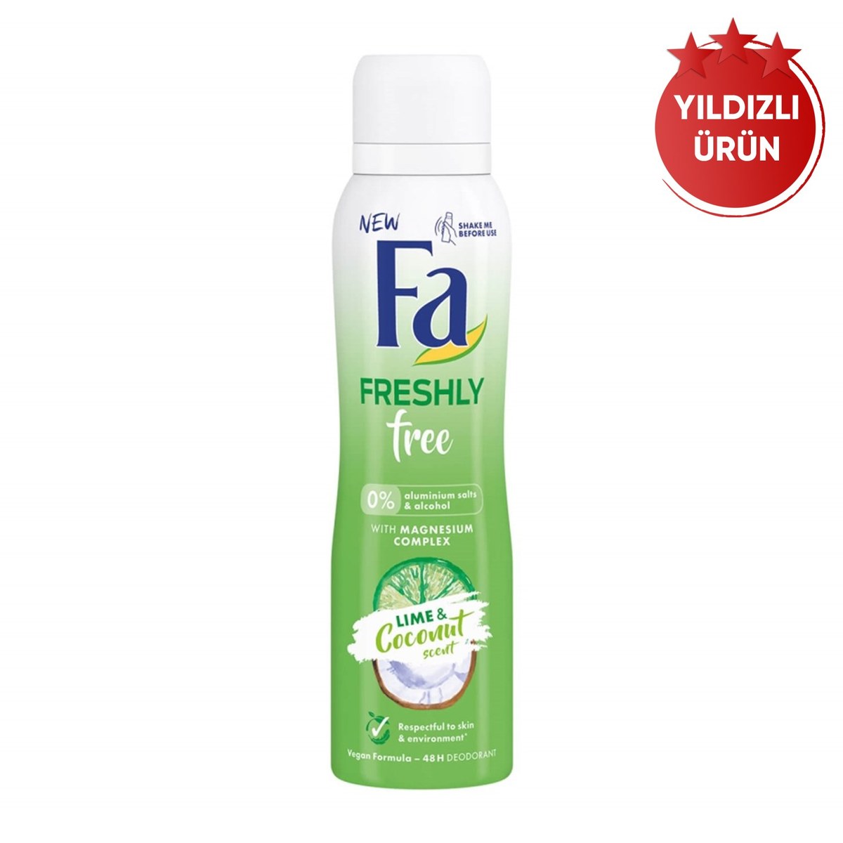 FA DEOSPREY FRESHLY&FREE LIME COCONUT 150