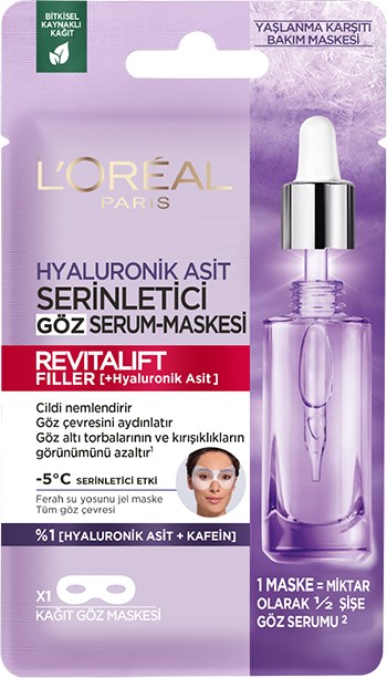 DERMO HYALURONİK SERİNLETİCİ GÖZ SERUM MASKESİ*20