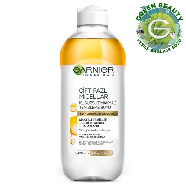 GAR.KUS.MAKYAJ TEMİZ.SUYU 400ML*6 (ÇİFT FAZLI SARI