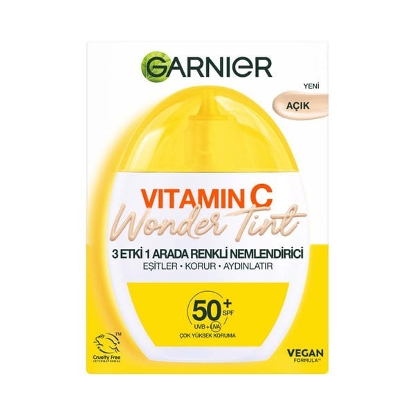 GAR.C VİT WONDER 3Ü1 40ML SPF 50 AÇIK TON*6
