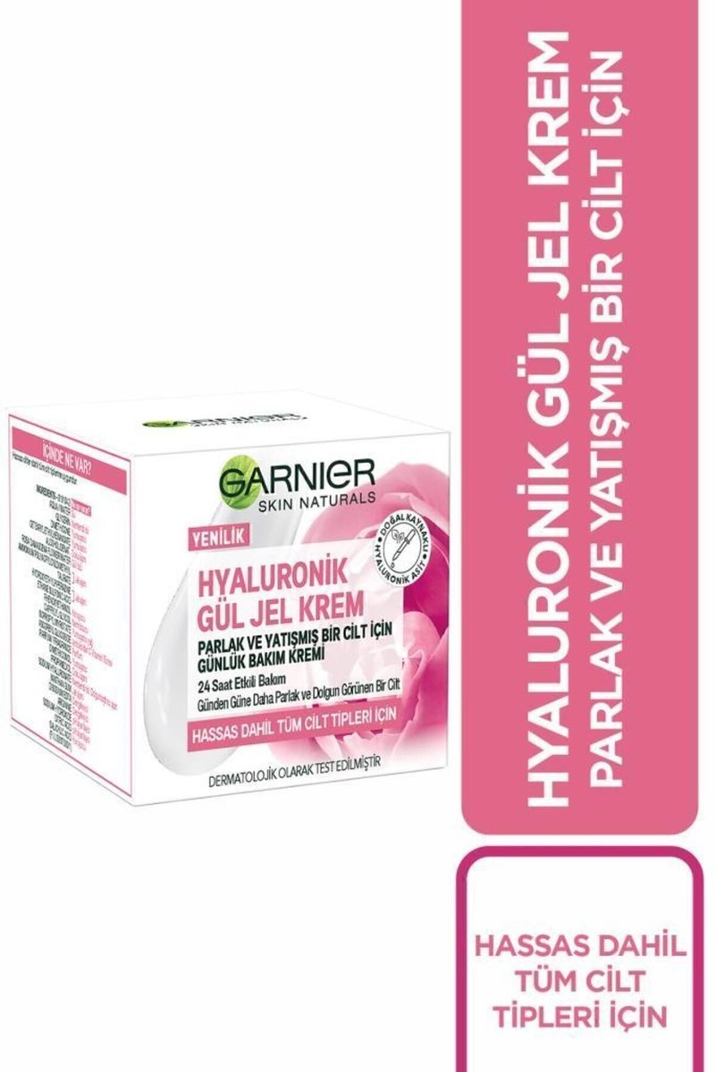 GAR.HYALURONİK ALOE GÜL JEL KREM*6(HASSAS)