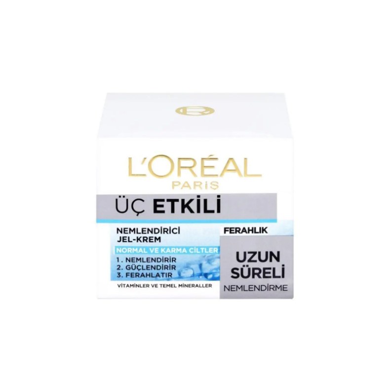 DERMO 3 ETKİLİ NEM JEL KREM FERAHLIK 50ML*6